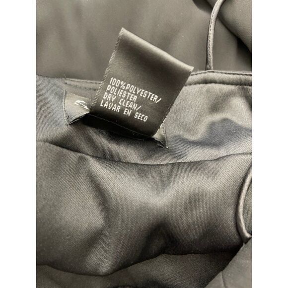 S.L. Fashions Black Halter Dress Size 18 - Picture 9 of 10